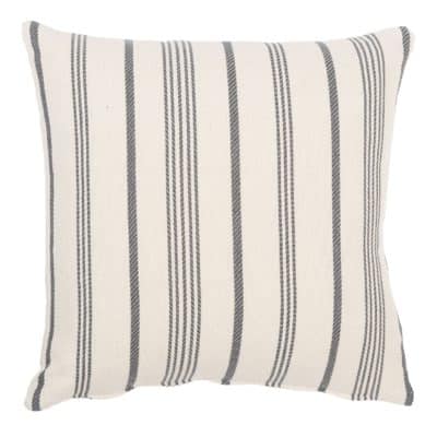 Mykonos Striped Cushion in Grey