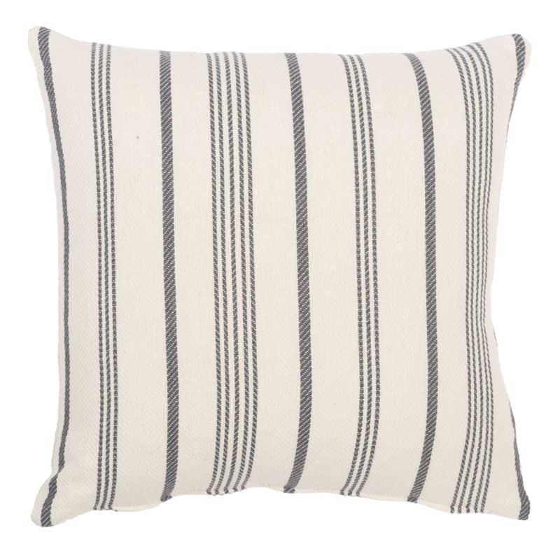 Mykonos Striped Cushion in Grey