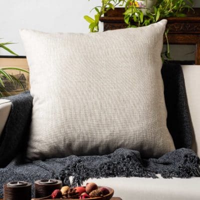 Linen Blend All Natural Extra-Large Cushion