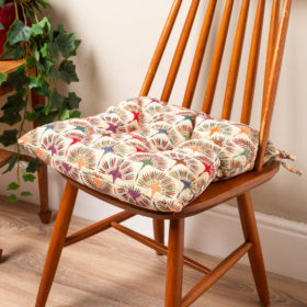 Retro Dandelion Tapestry Quilted Seat Pad