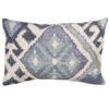 Linen Kilim Boudoir Cushion in Blue