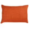 Linen Blend All Natural Boudoir Cushion in Terracotta