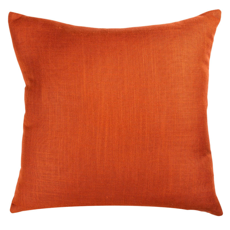 Linen Blend All Natural Cushion in Terracotta