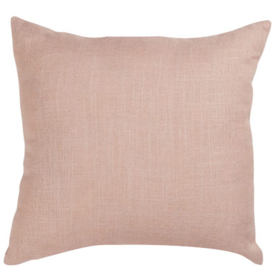 Linen Blend All Natural Cushion in Soft Pink