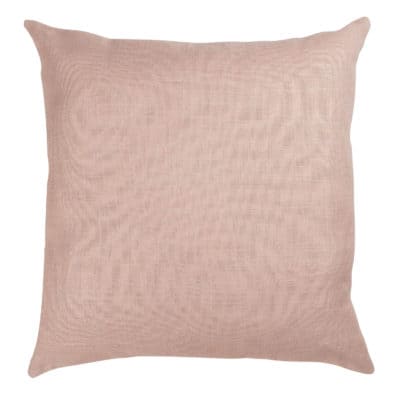 Linen Blend All Natural Extra-Large Cushion in Soft Pink