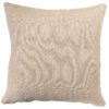 Faux Wool Linen Blend Herringbone Extra-Large Cushion in Latte
