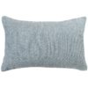 Faux Wool Linen Blend Herringbone XL Rectangular Cushion in Navy Blue