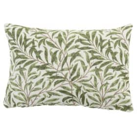 Willow Branch Tapestry Boudoir Cushion in Green