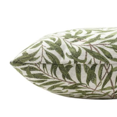 Willow Branch Tapestry Boudoir Cushion in Green