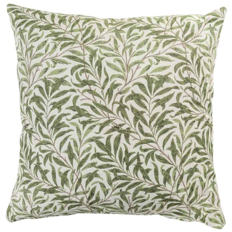 Willow Branch Tapestry Extra-Large Cushion in Green