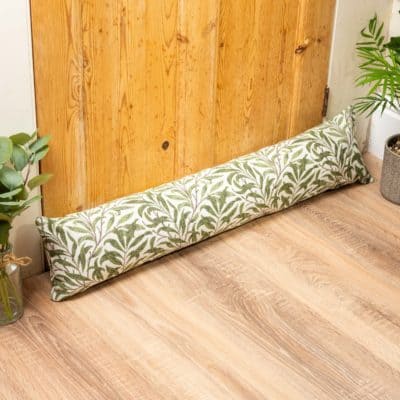 Willow Branch Tapestry Draught Excluder in Green