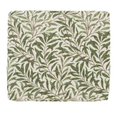 Willow Branch Tapestry Firm Foam Seat Pad in Green