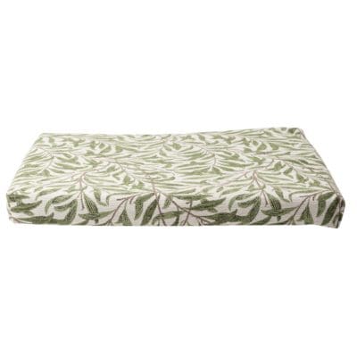 Willow Branch Tapestry Firm Foam Seat Pad in Green