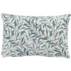 Willow Branch Tapestry Boudoir Cushion in Duck Egg Blue