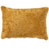 Cuddle Chenille Boucle Boudoir Cushion in Ochre Yellow