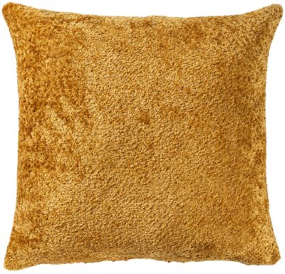 Cuddle Chenille Boucle Extra-Large Cushion in Ochre Yellow