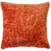 Cuddle Chenille Boucle Cushion in Burnt Orange