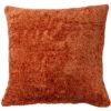 Cuddle Chenille Boucle Extra-Large Cushion in Burnt Orange