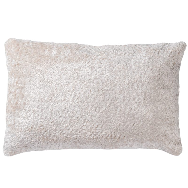 Cuddle Chenille Boucle XL Rectangular Cushion in Natural