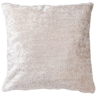 Cuddle Chenille Boucle Extra-Large Cushion in Natural