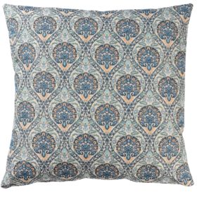 Palace Courtyard Tapestry Extra-Large Cushion in Blue