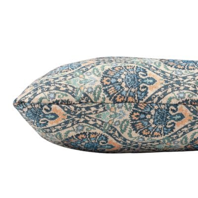 Palace Courtyard Tapestry Extra-Large Cushion in Blue