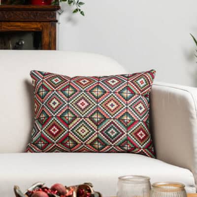 Kaleidoscope Tapestry Boudoir Cushion
