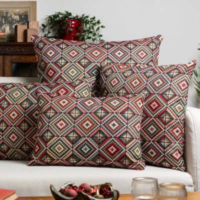 Kaleidoscope Tapestry Boudoir Cushion