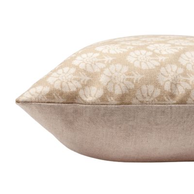 Wildflower Cushion in Natural Linen