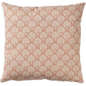 Wildflower Cushion in Soft Pink