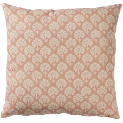 Wildflower Cushion in Soft Pink