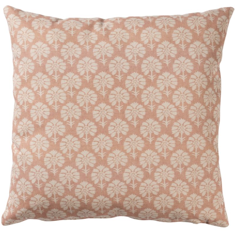 Wildflower Cushion in Soft Pink