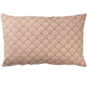 Wildflower XL Rectangular Cushion in Soft Pink