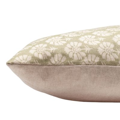 Wildflower Extra-Large Cushion in Soft Green