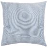 Woven Ticking Stripe Extra-Large Cushion in Soft Blue