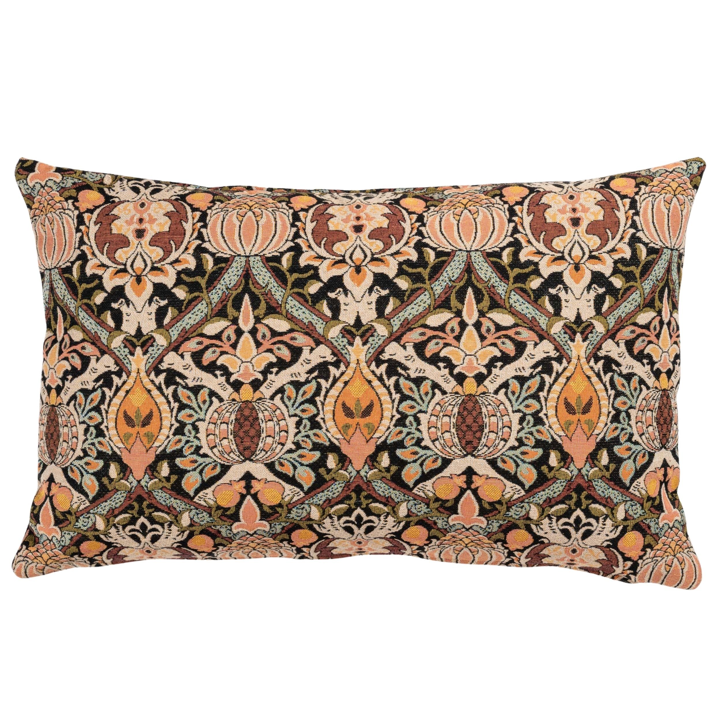 Pomegranate Damask Tapestry XL Rectangular Cushion