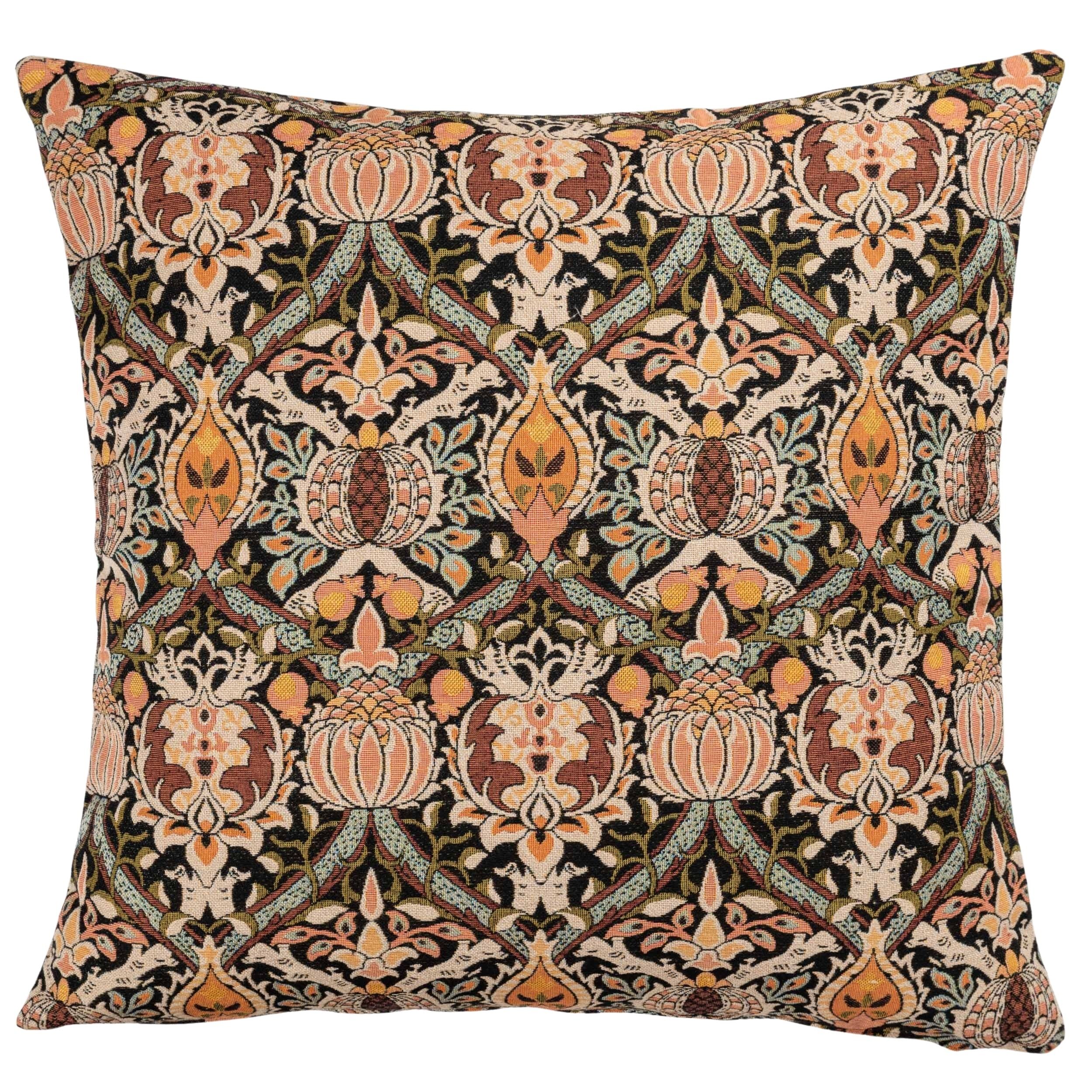 Pomegranate Damask Tapestry Extra-Large Cushion