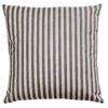 Wide-Width Nautical Ticking Stripe Cushion in Grey