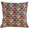 Triangle Harlequin Geometric Tapestry Cushion