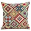 Aztec Geometric Tapestry Cushion