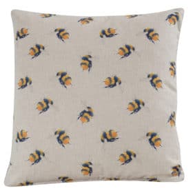 Linen Bumblebee Cushion