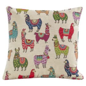 Llama Tapestry Cushion