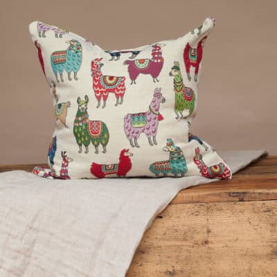 Llama decorative outlet pillow