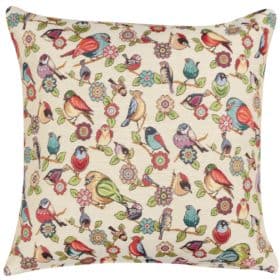 Tapestry Songbird Cushion