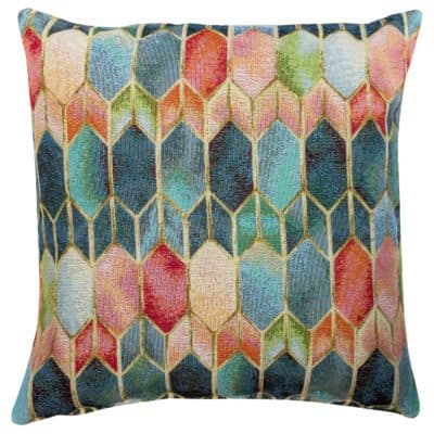Venice Stained Glass Style Tapestry Cushion