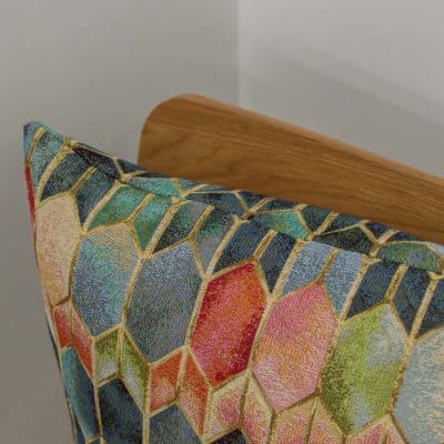 Venice Stained Glass Style Tapestry Cushion