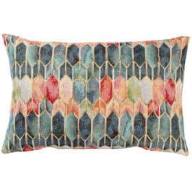 Venice Stained Glass Style Tapestry XL Rectangular Cushion