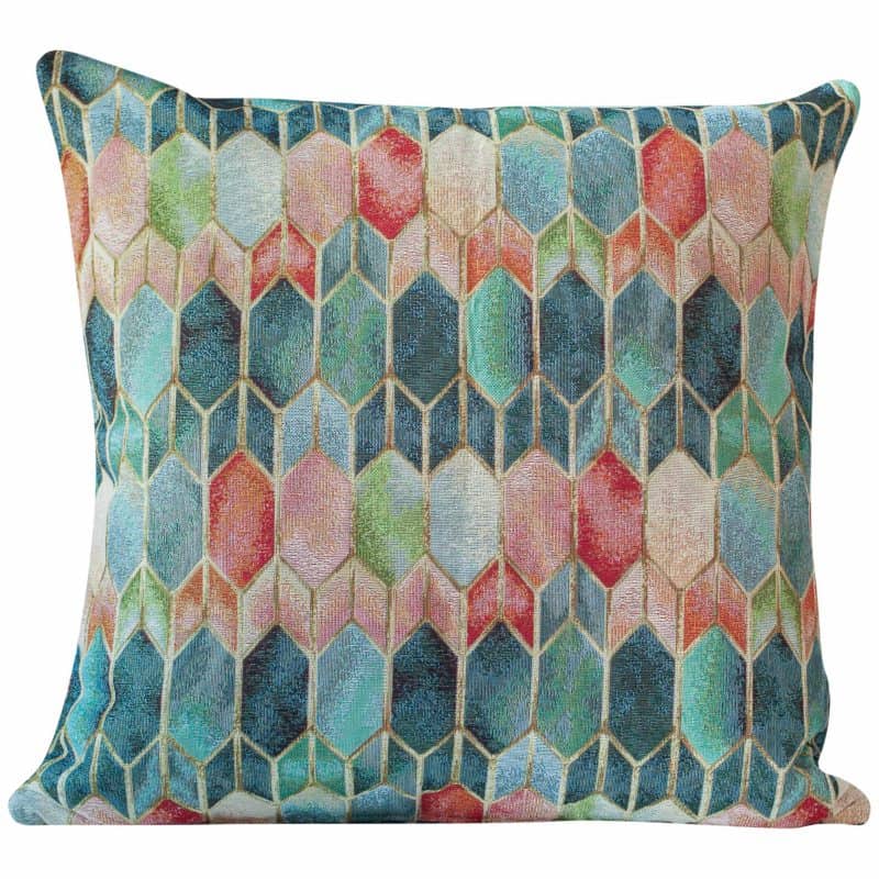 Extra-Large Venice Stained Glass Style Tapestry Cushion