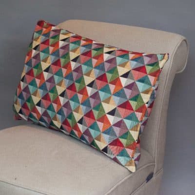 Triangle Harlequin Geometric Tapestry XL Rectangular Cushion