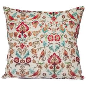 Morris Style Bird Garden Tapestry Extra-Large Cushion